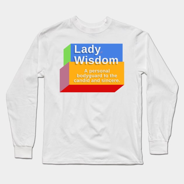 Lady Wisdom Long Sleeve T-Shirt by LibrosBOOKtique